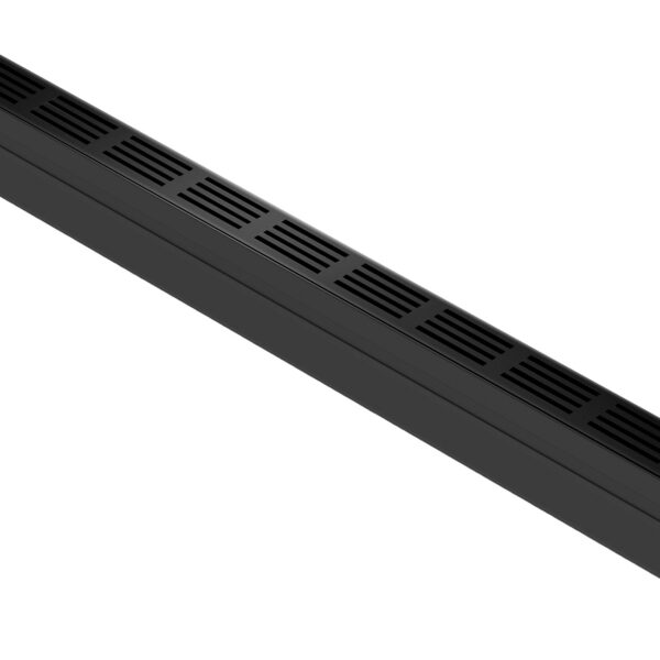 ACO Slimline Rinnenelement mit Rost schwarz Produktbild